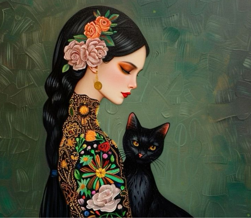 Œuvre « Frida Kahlo Cat Love’s » — vue principale, Galerie MART