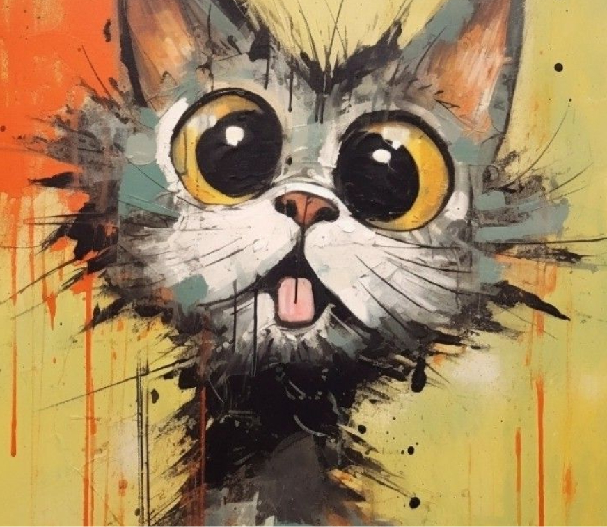 Œuvre « Frida Kahlo Cat Love’s » — vue alternative, Galerie MART